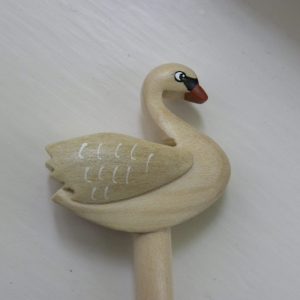 Handcrafted Wooden Swan Pencil