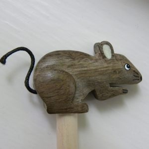 Handcrafted Wooden Mouse / Rat Pencil