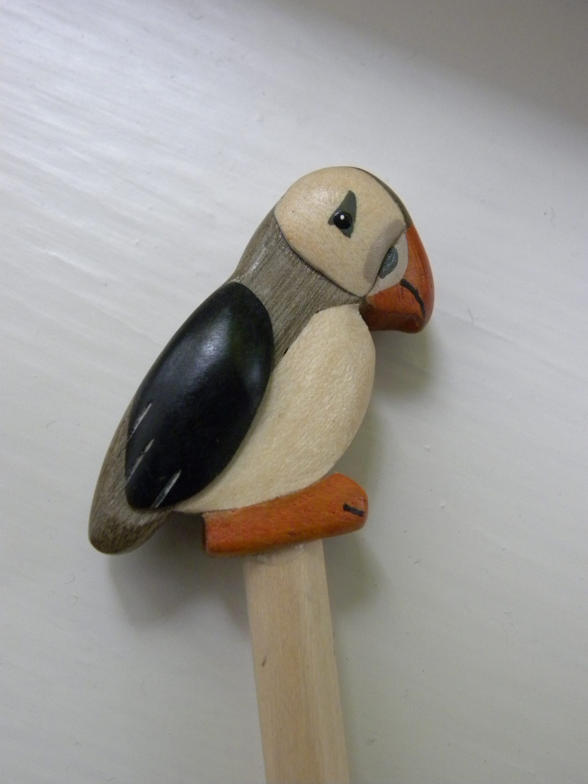 Handcrafted Wooden Puffin Pencil