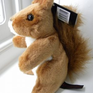 Small Plush Red Squirrel Toy Teddy - 17cm