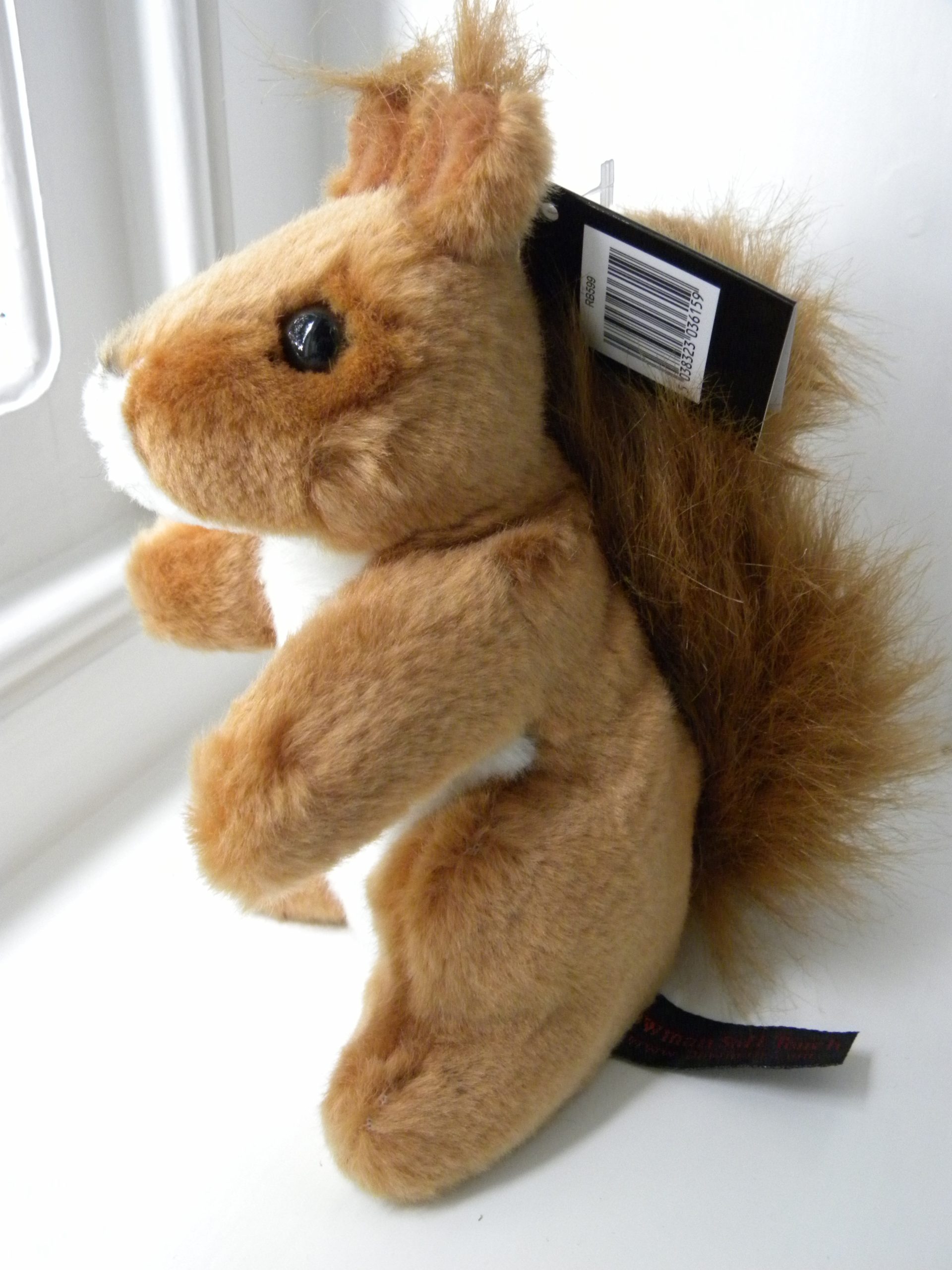 Small Plush Red Squirrel Toy Teddy - 17cm