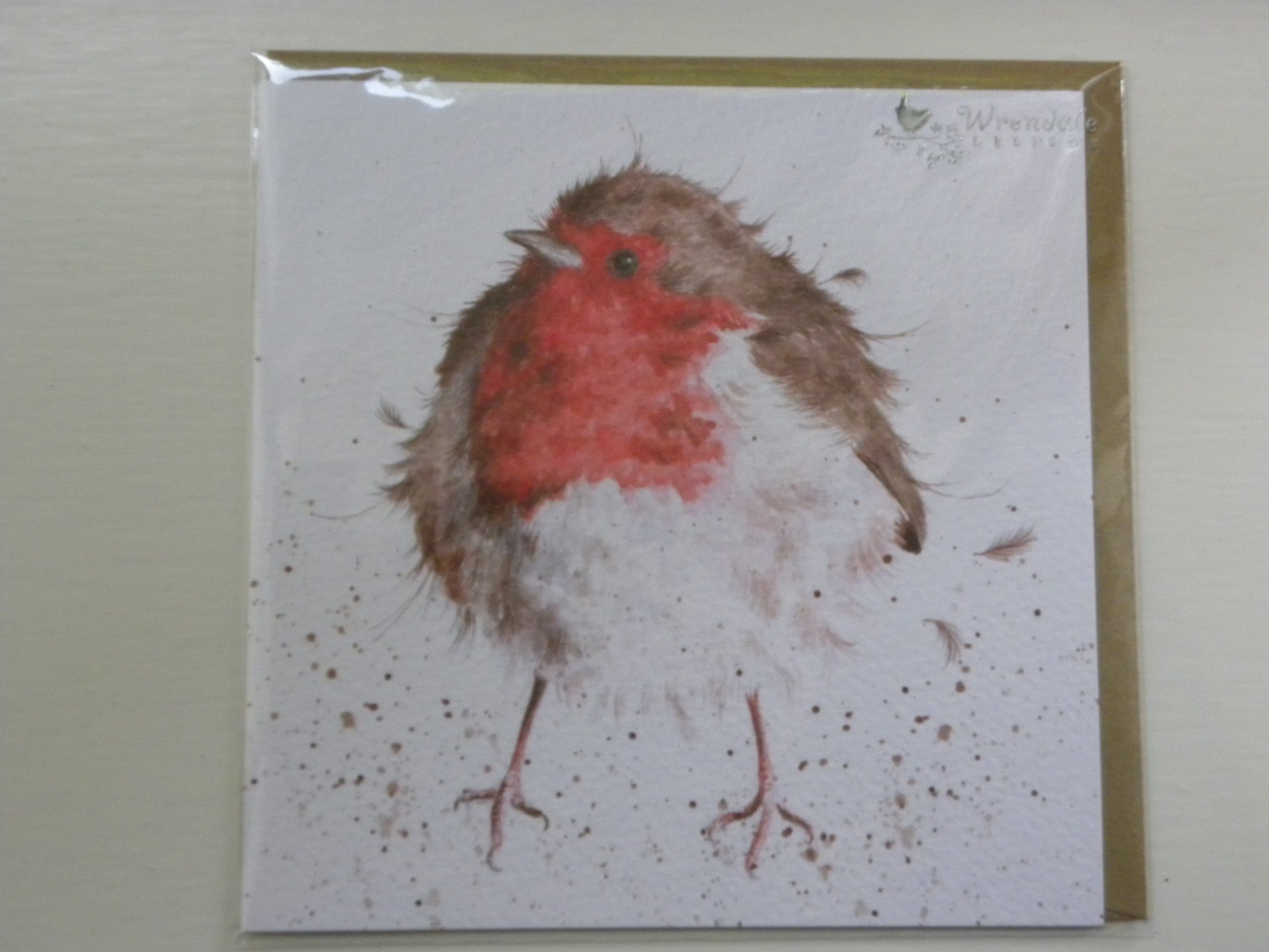 Wrendale Designs - The Jolly Robin - Greeting Card