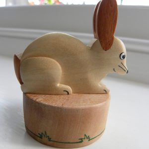 Handcrafted Wooden Rabbit Pencil Sharpener