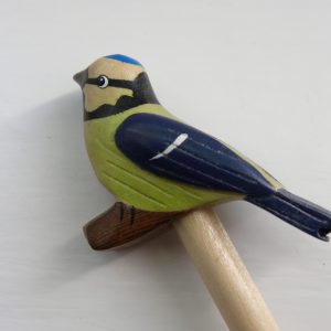 Handcrafted Wooden Blue Tit Pencil