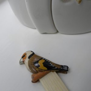 Handcrafted Wooden Goldfinch Bookmark