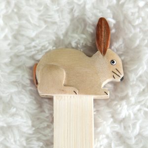 Handcrafted Wooden Rabbit Bookmark