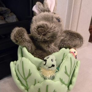 The Puppet Company - Hide-Away Puppets - Rabbit in a Lettuce