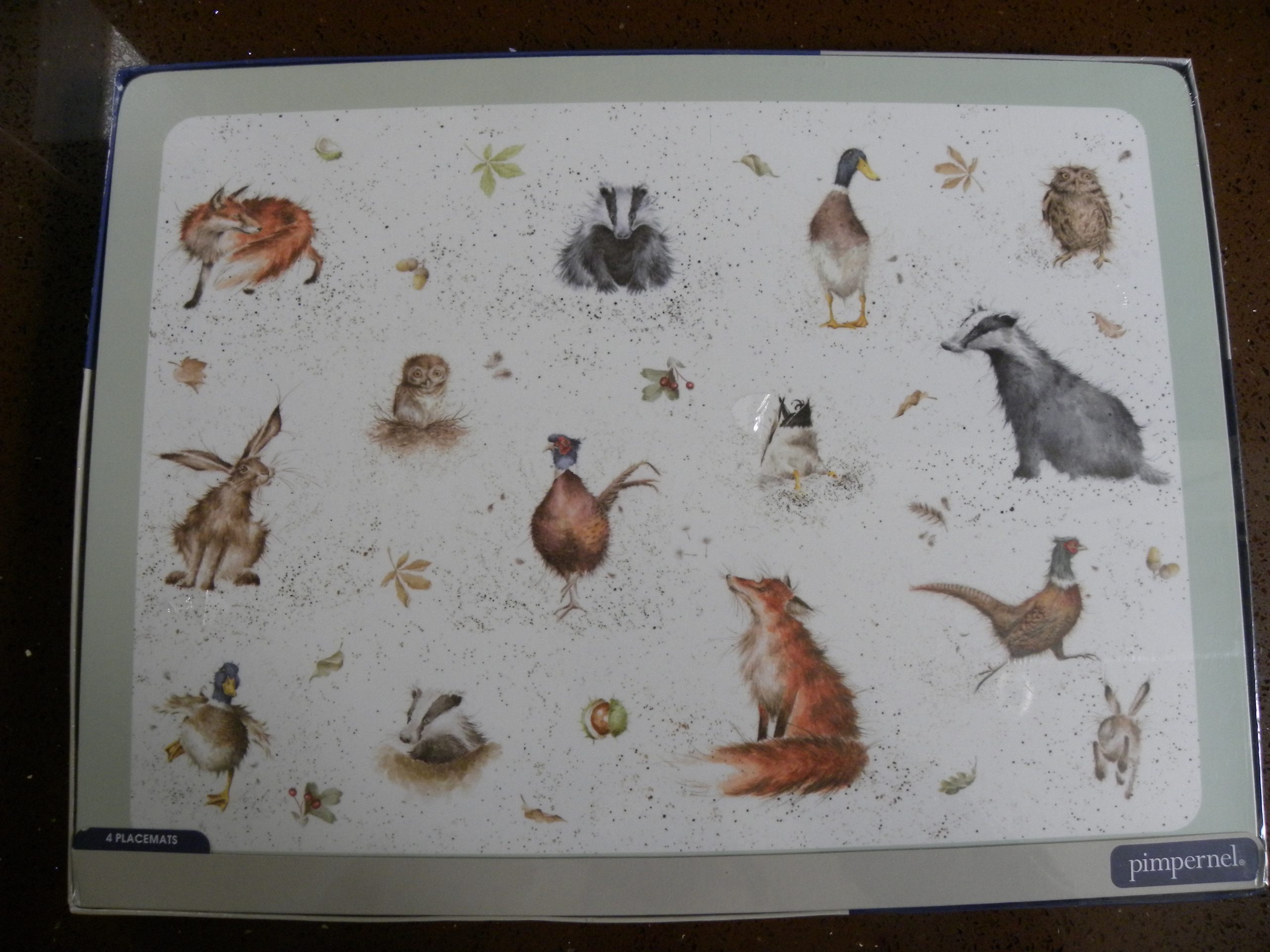 Pimpernel Wrendale - large Placemats - Country Set