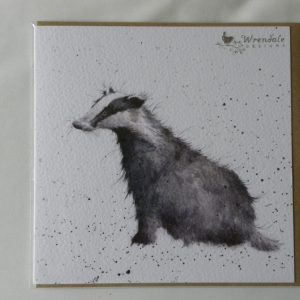 Wrendale Designs - Country Gent - Badger - Greeting Card