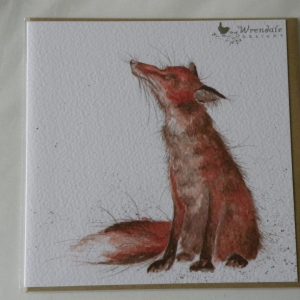 Wrendale Designs - The Artful Poacher - Red Fox Greeting Card