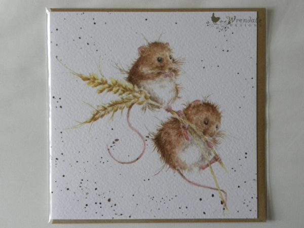 Wrendale Designs - The Harvesters - Harvest Mice - Greeting Card