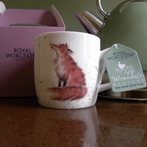 Royal Worcester - Wrendale - Bone China Mug - The Artful Poacher, Red Fox