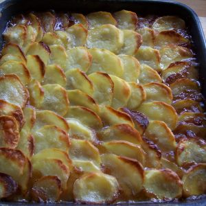 AGM Food - Lancashire Hotpot and apple crumble
